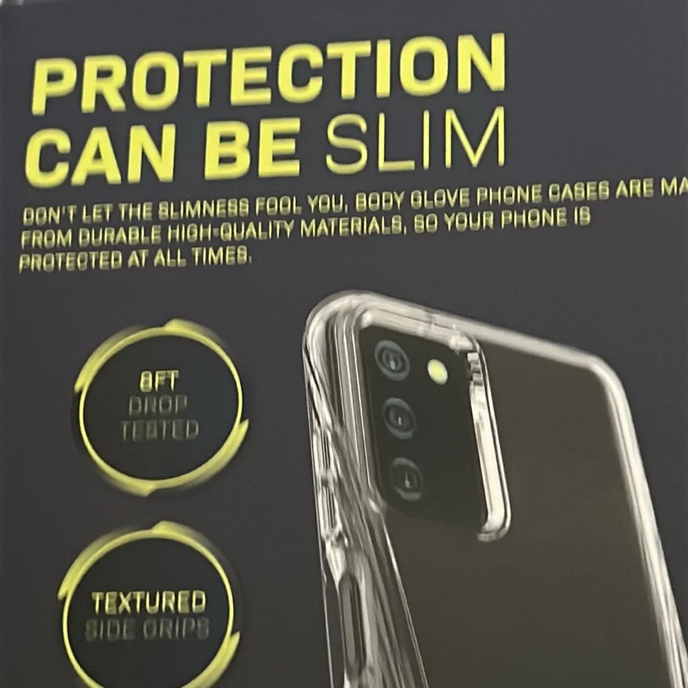 Body Glove Cell Phone Case Clear Green NEW Fits Samsung Galaxy A03 Durable